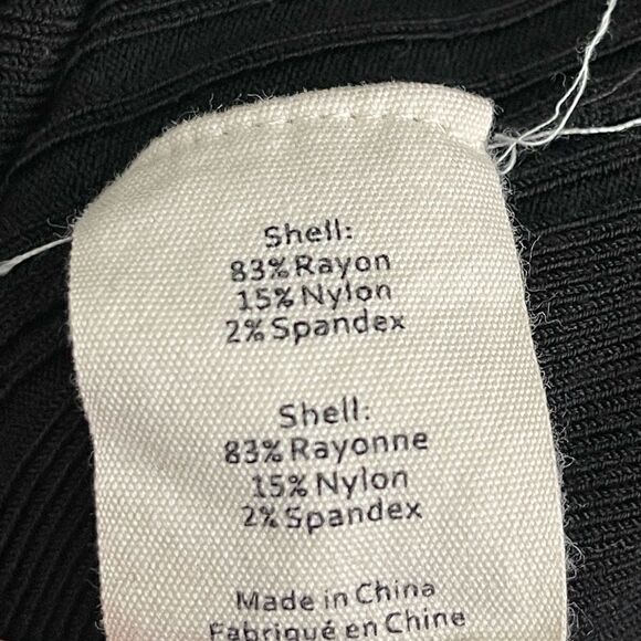 L'AGENCE Shelby Bodycon High Neck Dress in Black. Size S - Picture 4 of 5